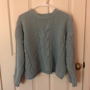 Forever 21 Blue Knit Sweater
